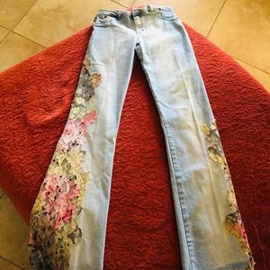 Celo jeans Floral flare one of a kind Luxury small